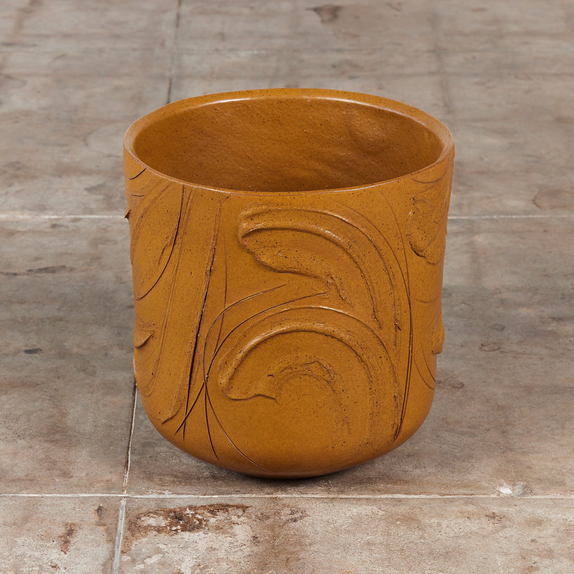 David Cressey "Expressive" Glazed Planter for Architectural Pottery