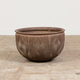 David Cressey & Robert Maxwell “Teardrop Sunburst” Bowl Planter with Street Art for Earthgender