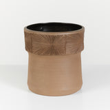 David Cressey & Robert Maxwell for Earthgender Rimmed Sunburst Planter