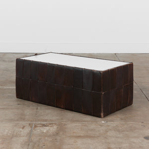 De Sede Patchwork Leather Storage Cube/Coffee Table