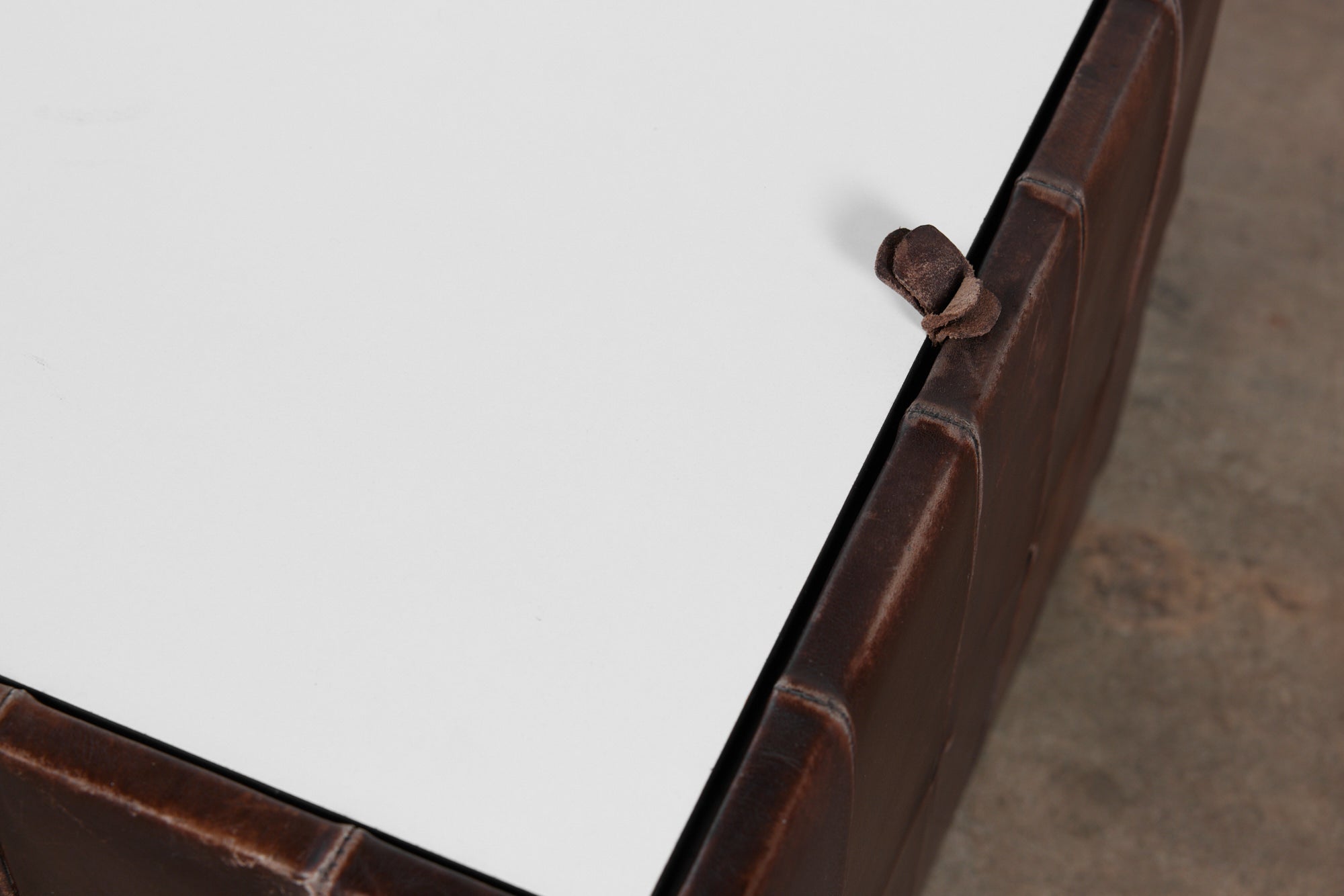 De Sede Patchwork Leather Storage Cube/Coffee Table