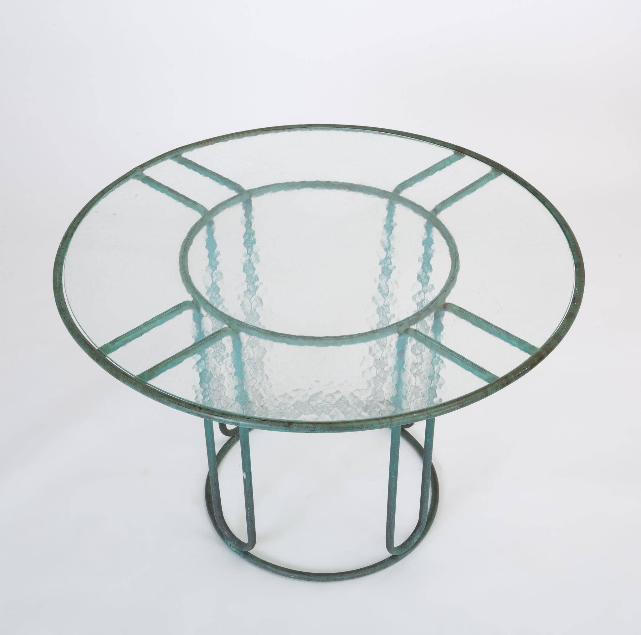 Walter Lamb for Brown Jordan Bronze Patio Dining Table