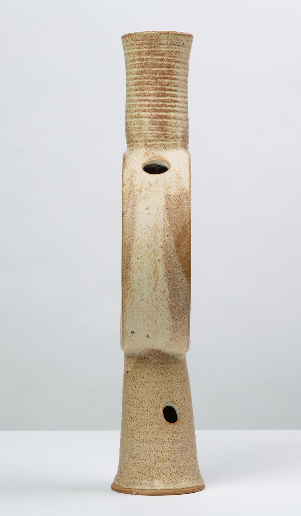 Sculptural Multi-Opening Studio Pottery Vase