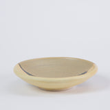 Otto Heino Small Ceramic Dish with Yellow Glaze