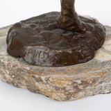 Bronze Sculpture of Dancing Woman