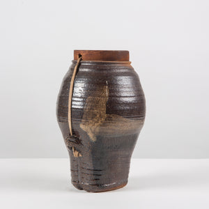 Studio Ceramic Pottery Vessel with Lid