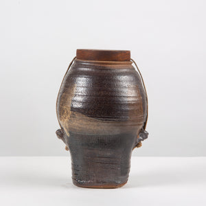 Studio Ceramic Pottery Vessel with Lid