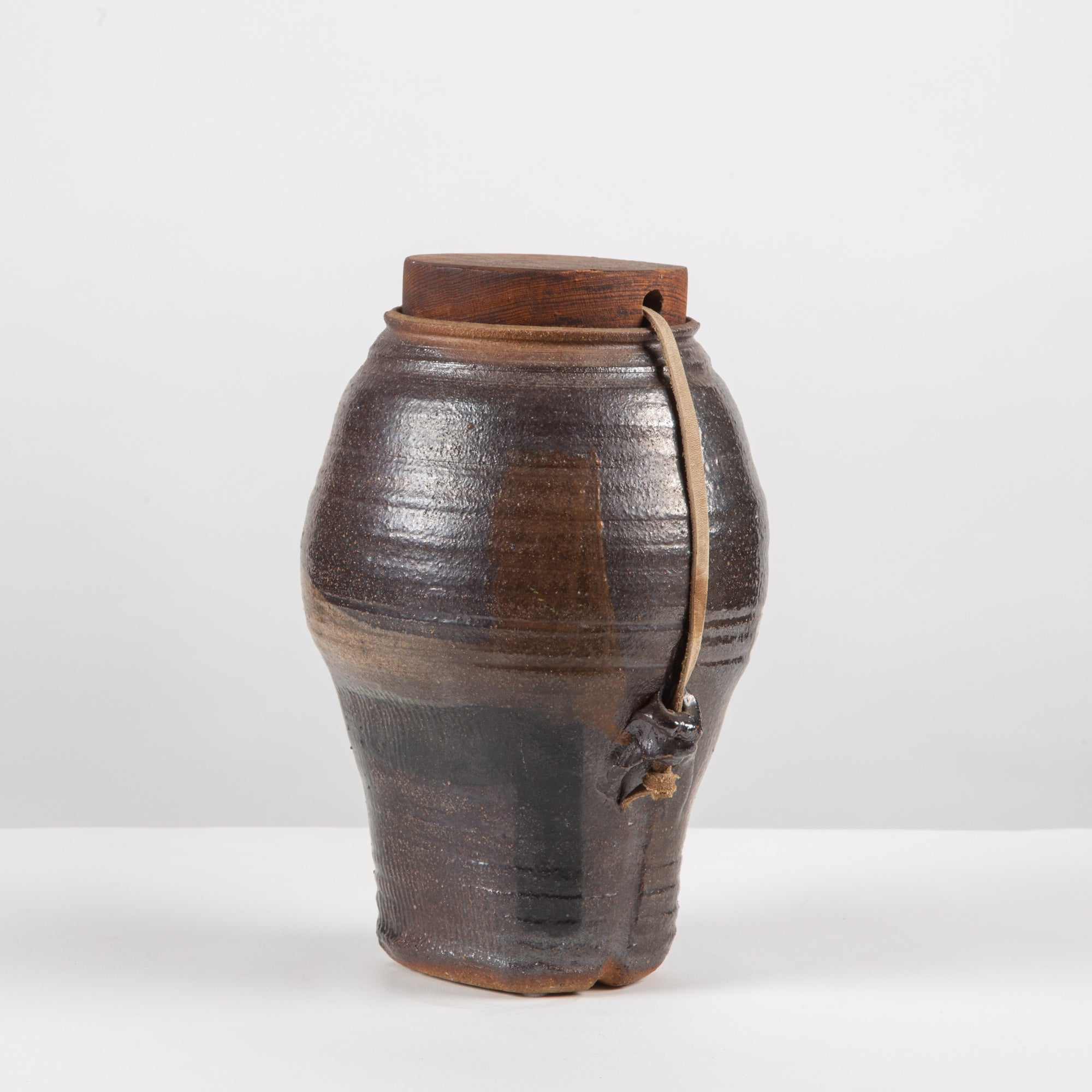 Studio Ceramic Pottery Vessel with Lid