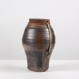 Studio Ceramic Pottery Vessel with Lid