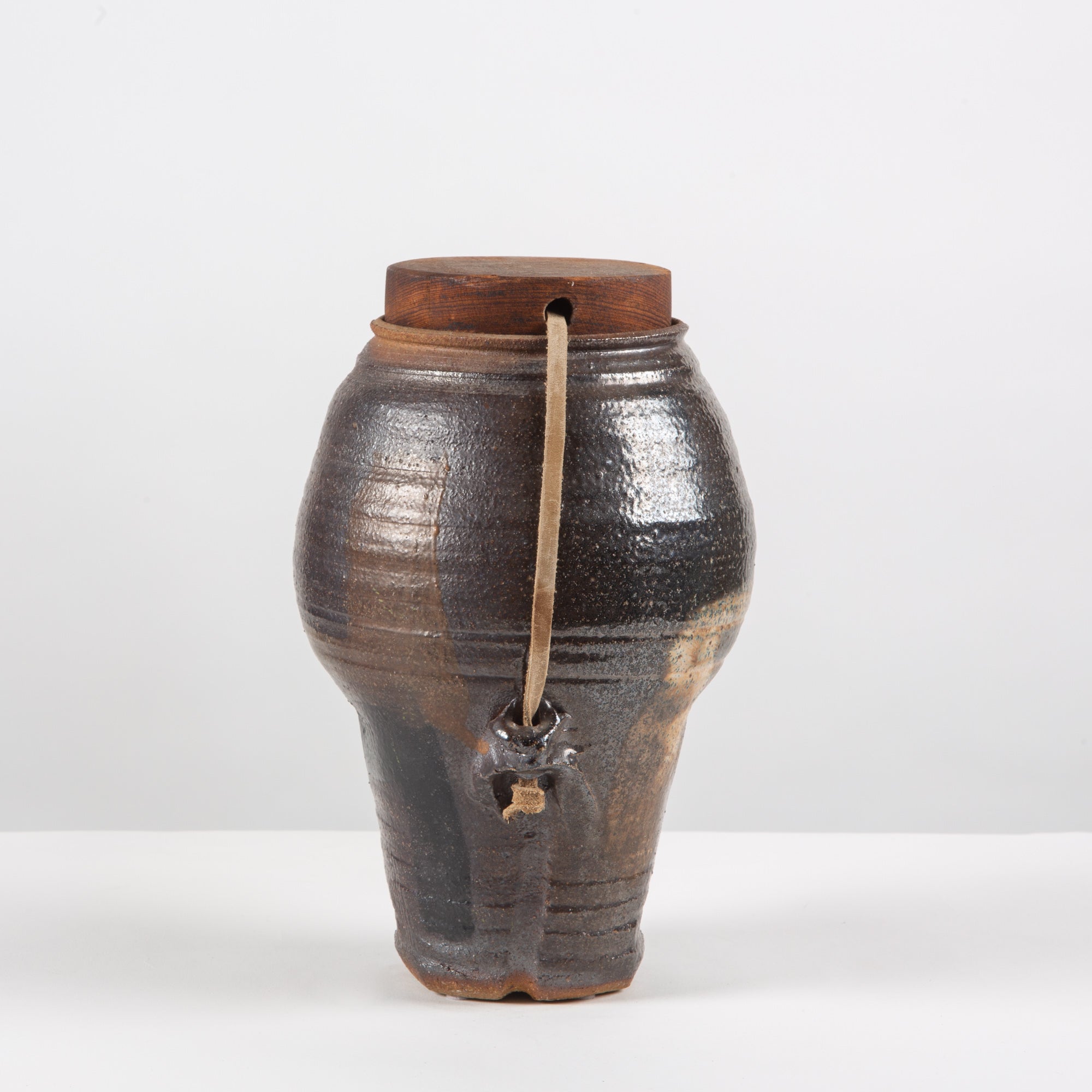 Studio Ceramic Pottery Vessel with Lid