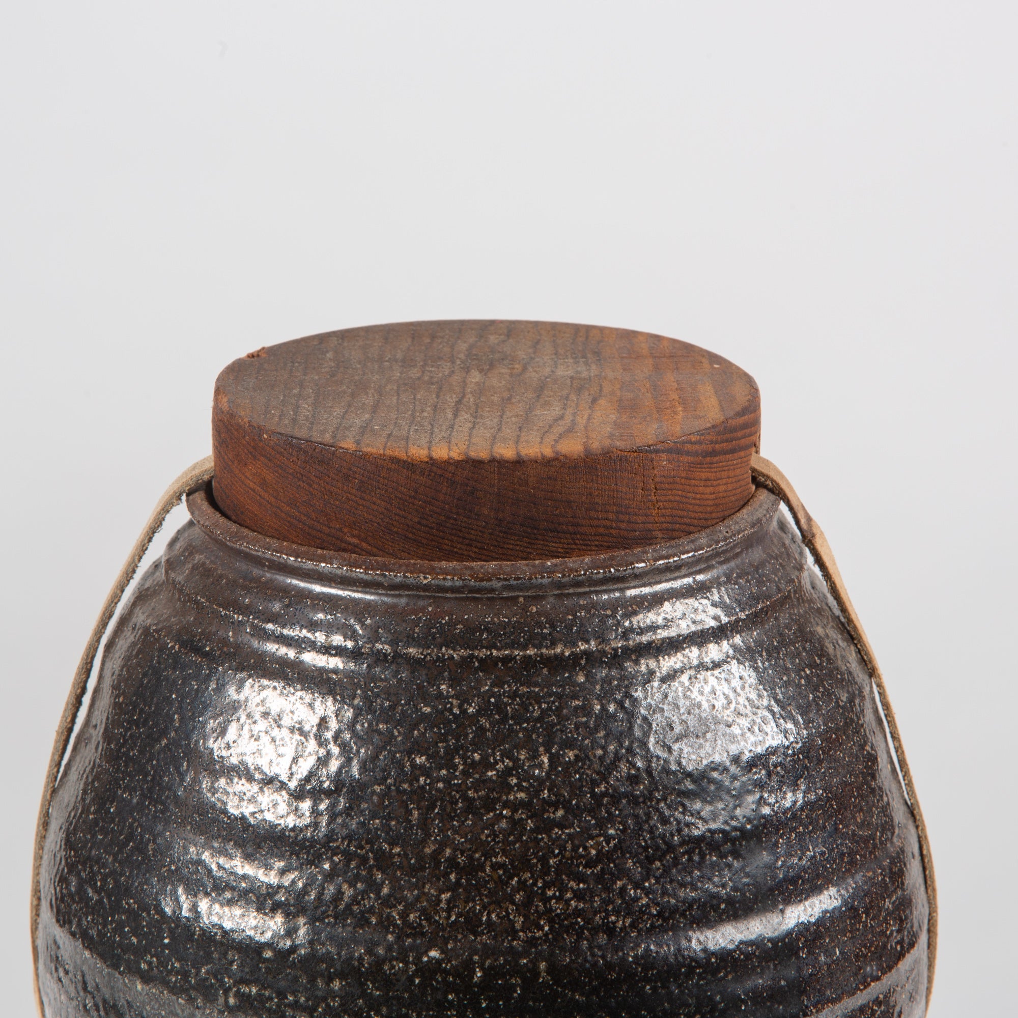 Studio Ceramic Pottery Vessel with Lid