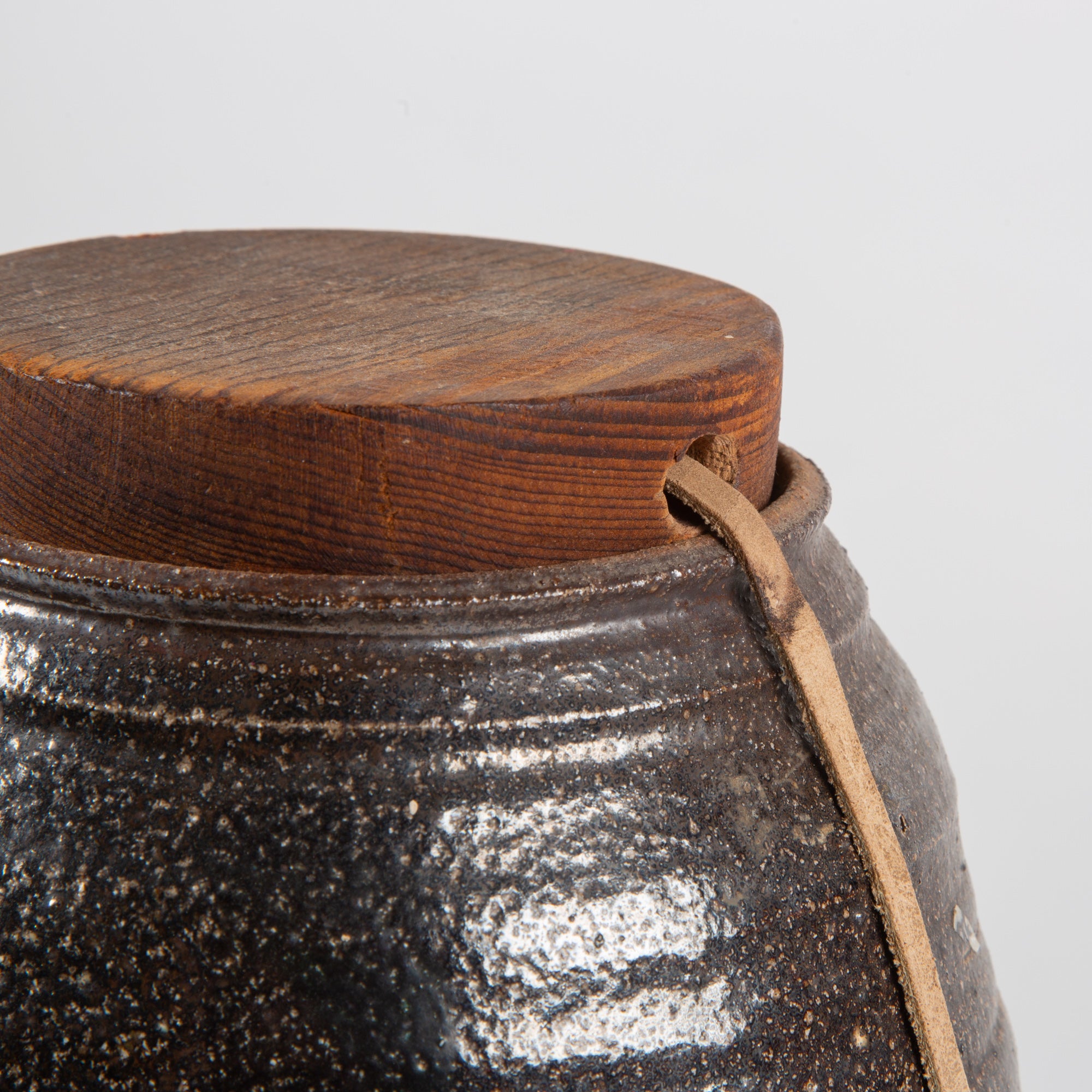 Studio Ceramic Pottery Vessel with Lid