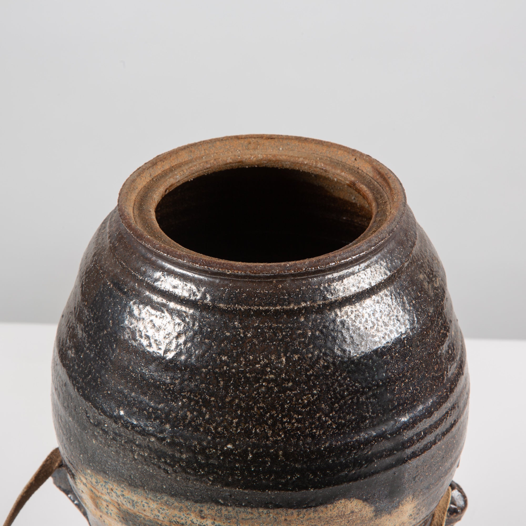 Studio Ceramic Pottery Vessel with Lid