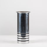 ON HOLD ** Chrome Vase by Walter von Nessen for Chase USA