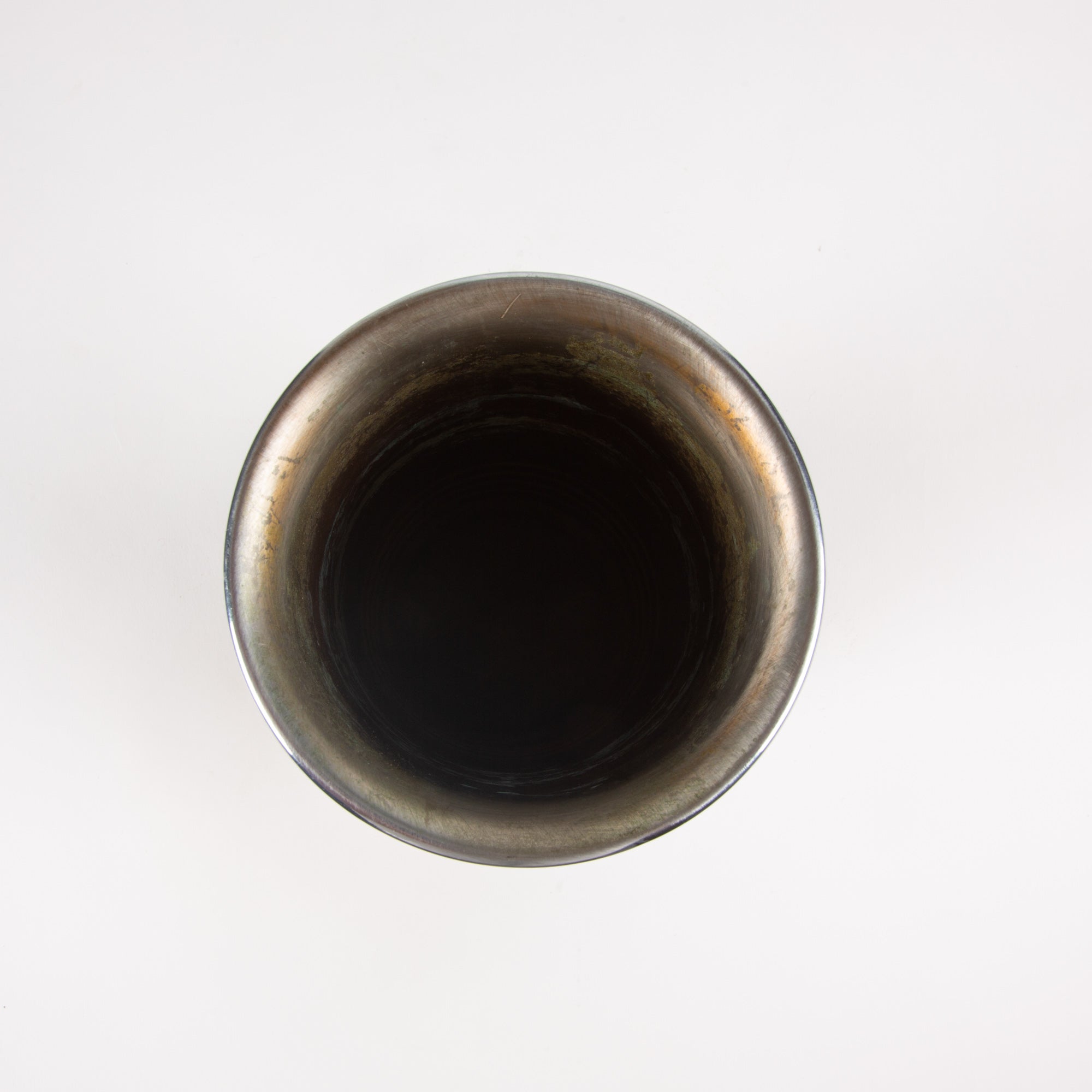ON HOLD ** Chrome Vase by Walter von Nessen for Chase USA