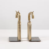 Pair of Stainless Steel Horse Bookends by Ruth Gerth for Chase USA