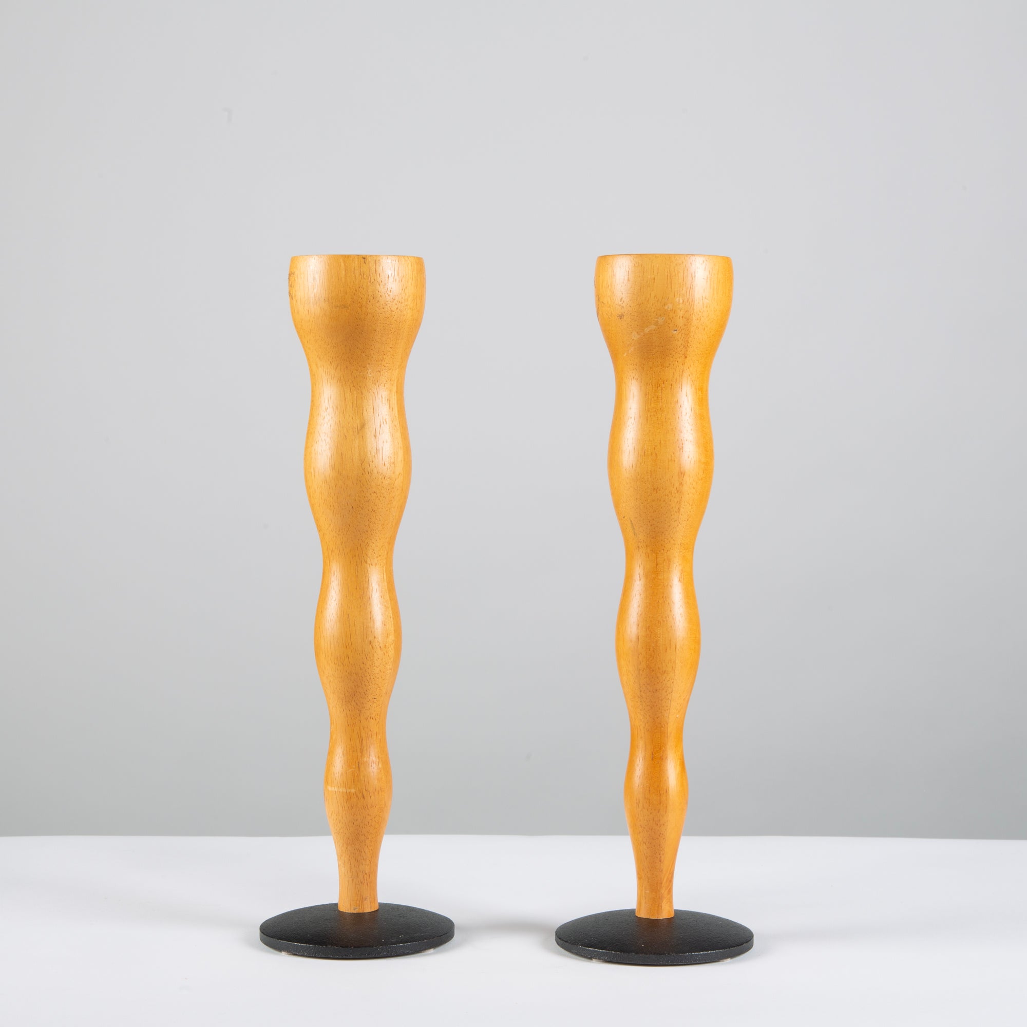 Pair of Candlesticks by Mikael Björnstjerna for Boda Nova