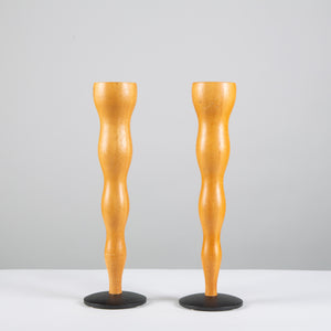 Pair of Candlesticks by Mikael Björnstjerna for Boda Nova