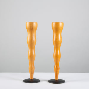 Pair of Candlesticks by Mikael Björnstjerna for Boda Nova