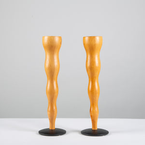 Pair of Candlesticks by Mikael Björnstjerna for Boda Nova