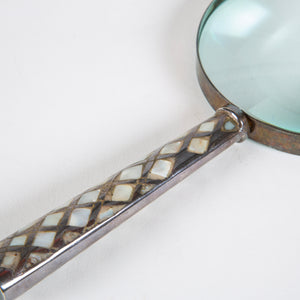 Magnifying Glass with Mother of Pearl Inlaid Handle