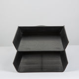 Florence Knoll Two-Tier Ebonized Walnut Paper Tray