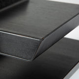 Florence Knoll Two-Tier Ebonized Walnut Paper Tray