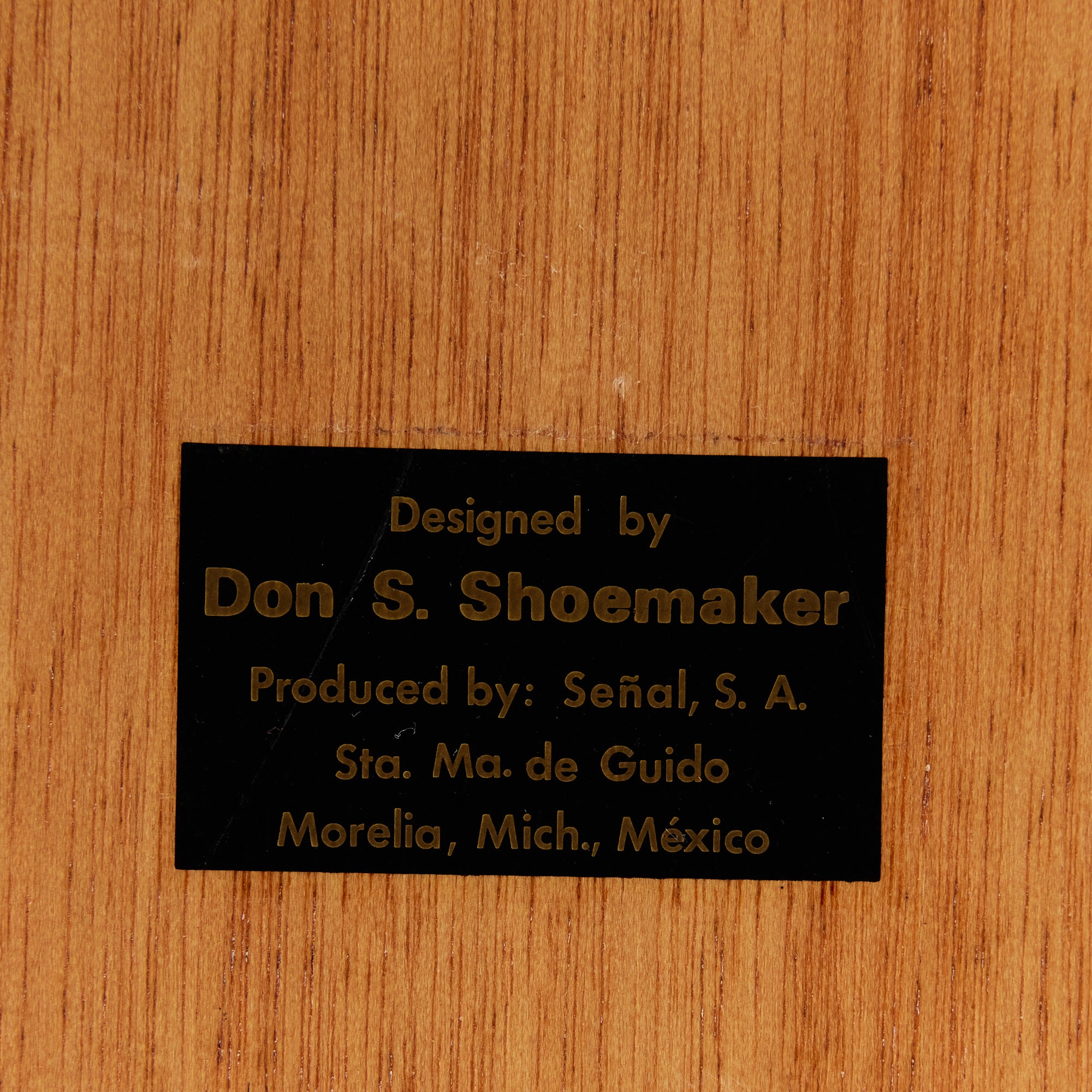 Don Shoemaker for Señal Large Decorative Tray with Chevron Stripe