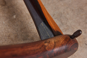 Don Shoemaker Leather Sling Lounge Chair