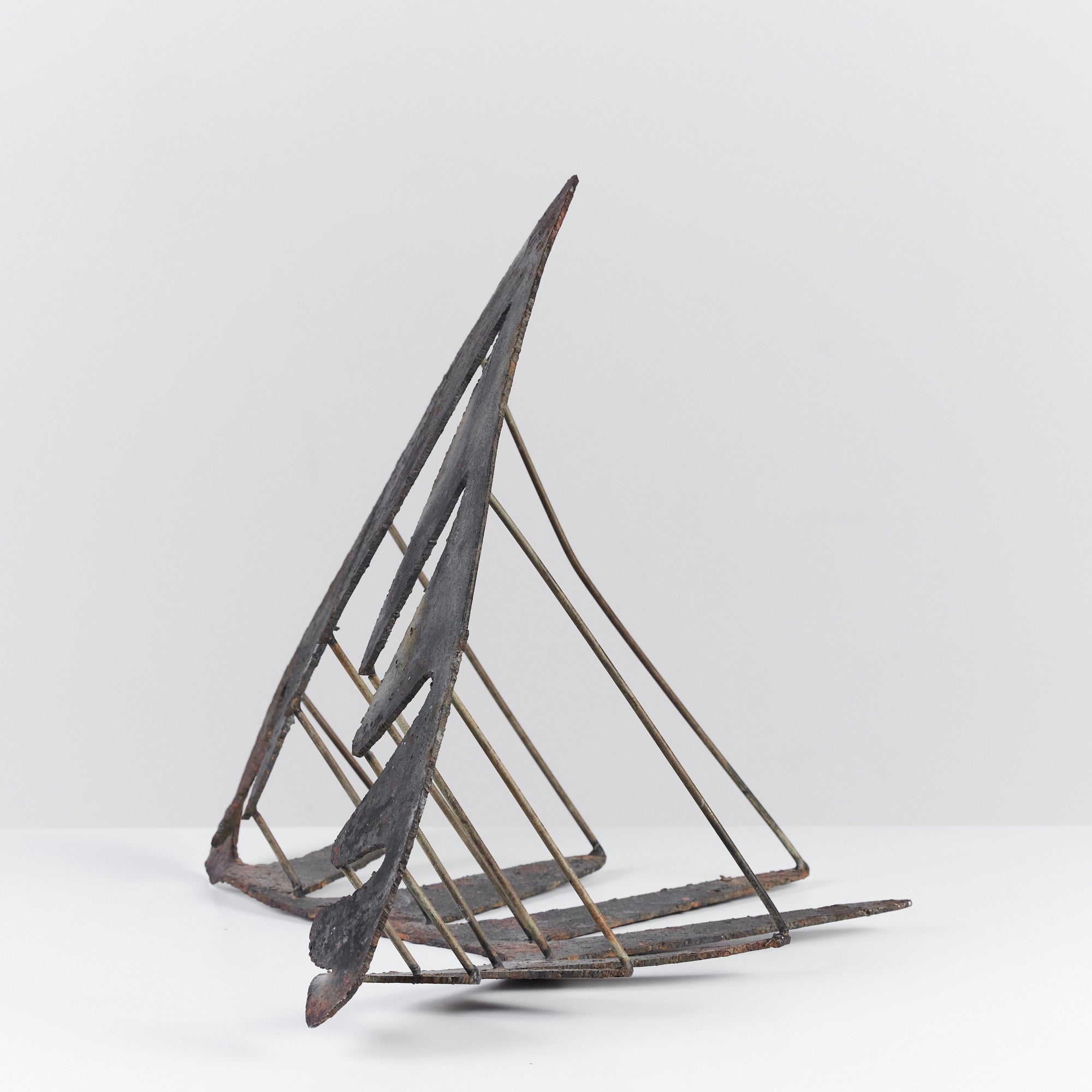 Ernesto Gonzalez Patinated Steel Sculpture