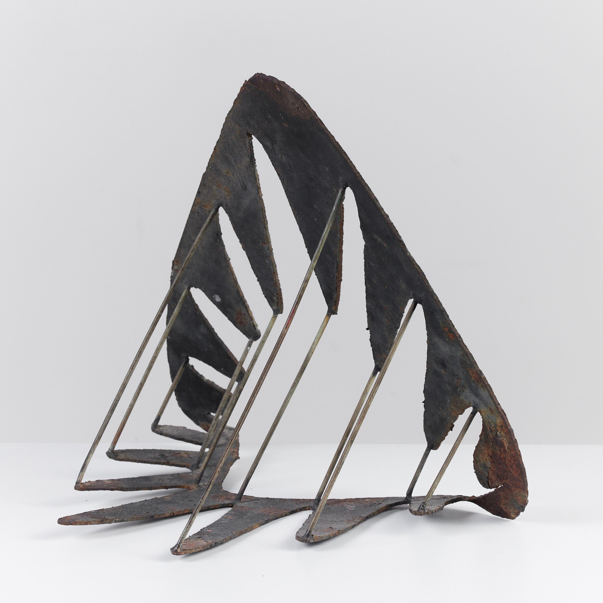 Ernesto Gonzalez Patinated Steel Sculpture