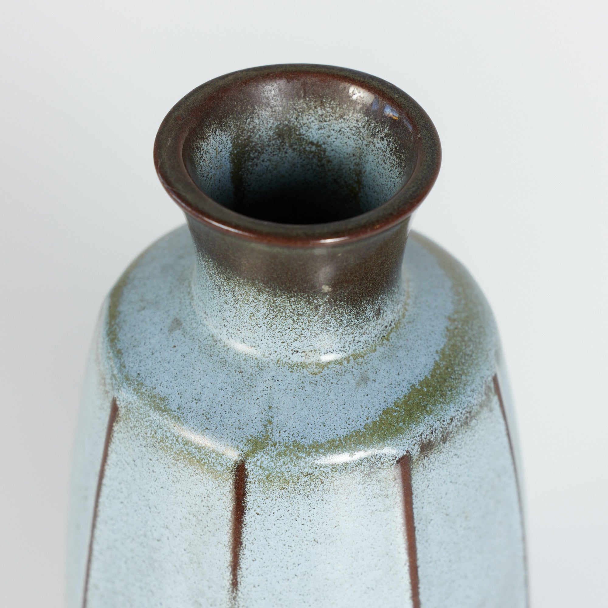 Frankoma Two Tone Glazed Vase