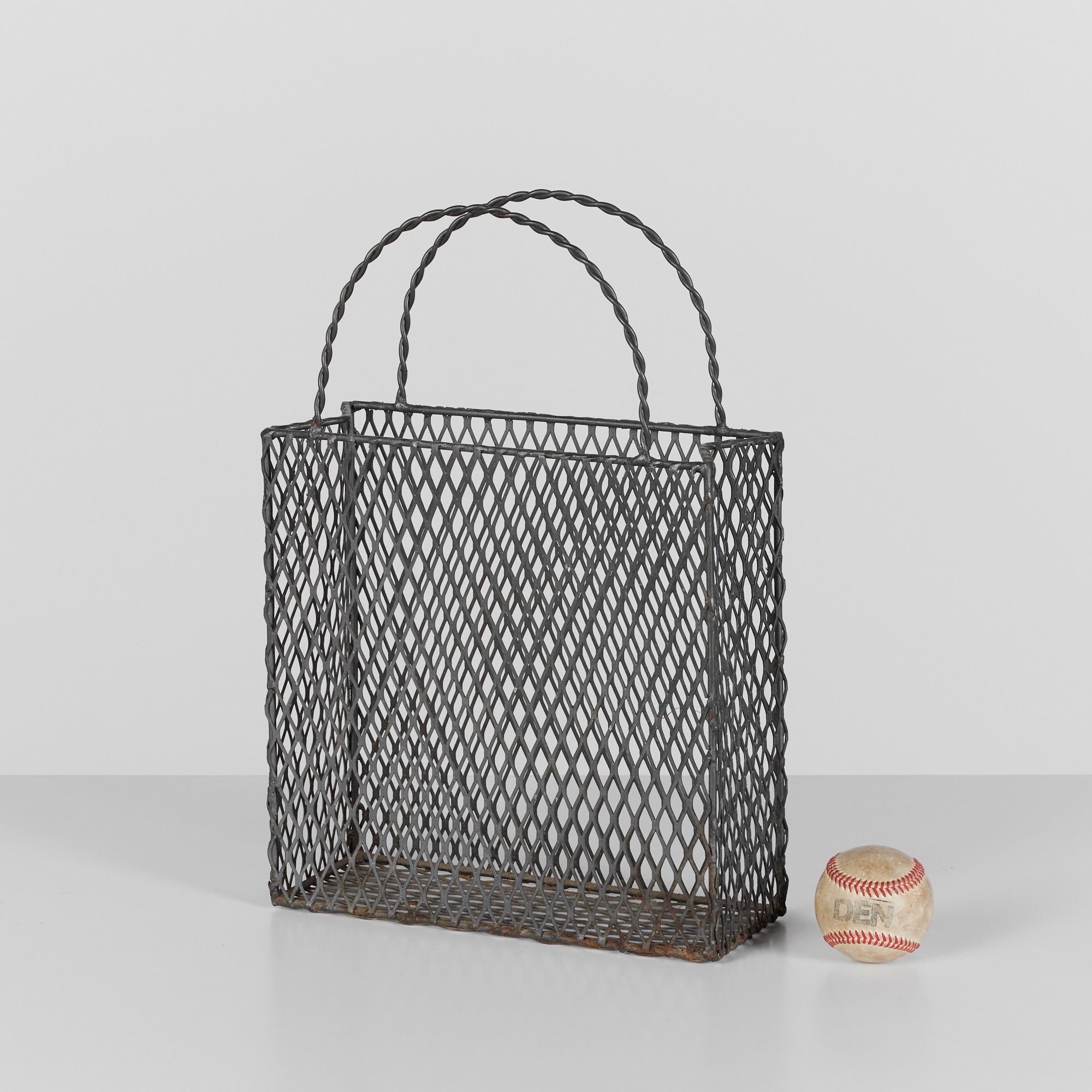 Gio Ponti Style Expanded Metal Shopping Bag