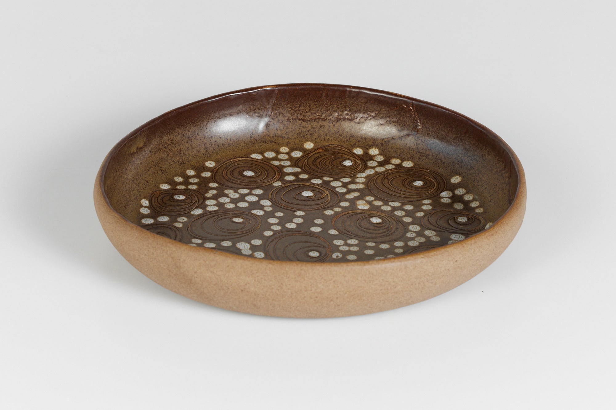 Gordon & Jane Martz Ceramic Glazed Bowl for Marshall Studios