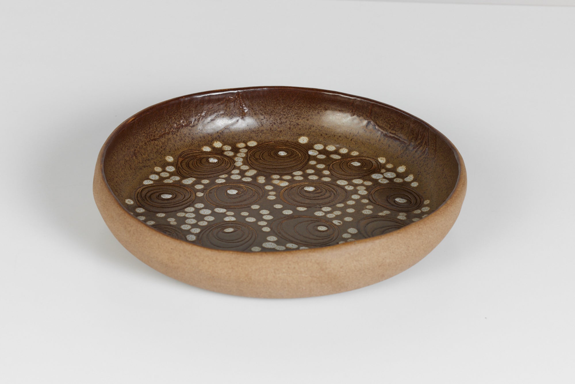 Gordon & Jane Martz Ceramic Glazed Bowl for Marshall Studios