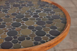 Gordon & Jane Martz Coin Tile Mosaic Side Table