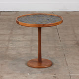 Gordon & Jane Martz Coin Tile Mosaic Side Table