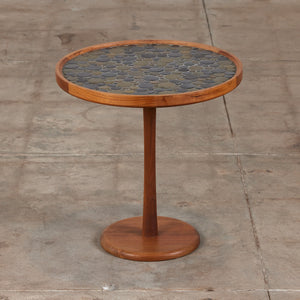 Gordon & Jane Martz Coin Tile Mosaic Side Table