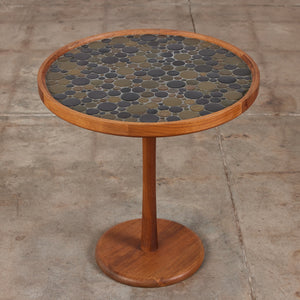 Gordon & Jane Martz Coin Tile Mosaic Side Table