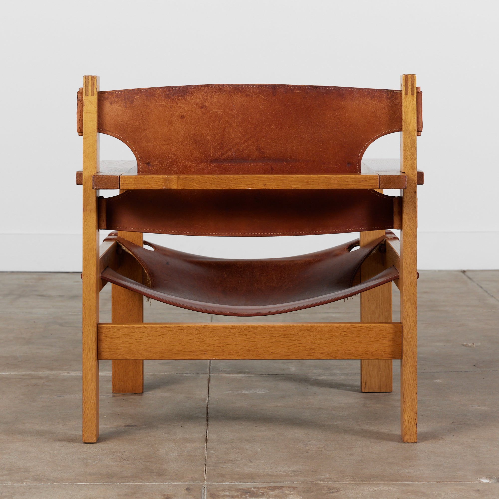 Gunnar H. Guðmundsson Leather Sling Chair