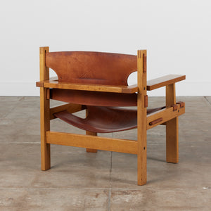 Gunnar H. Guðmundsson Leather Sling Chair
