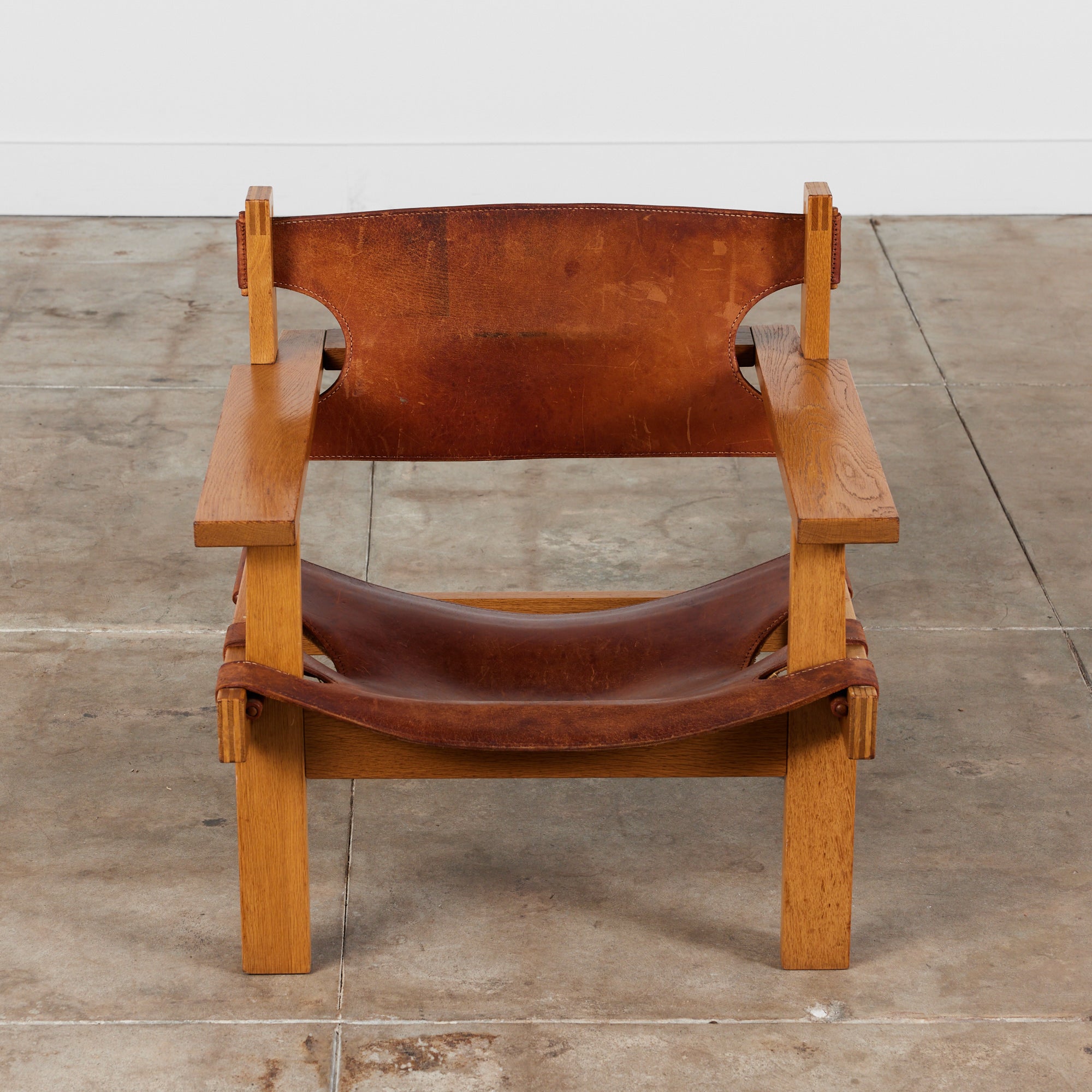 Gunnar H. Guðmundsson Leather Sling Chair