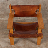 Gunnar H. Guðmundsson Leather Sling Chair