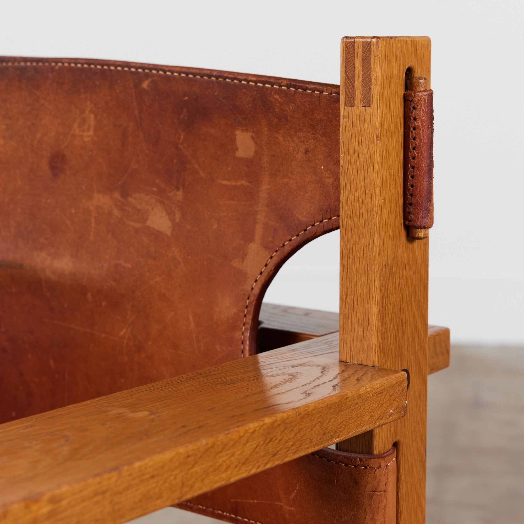 Gunnar H. Guðmundsson Leather Sling Chair