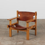 Gunnar H. Guðmundsson Leather Sling Chair