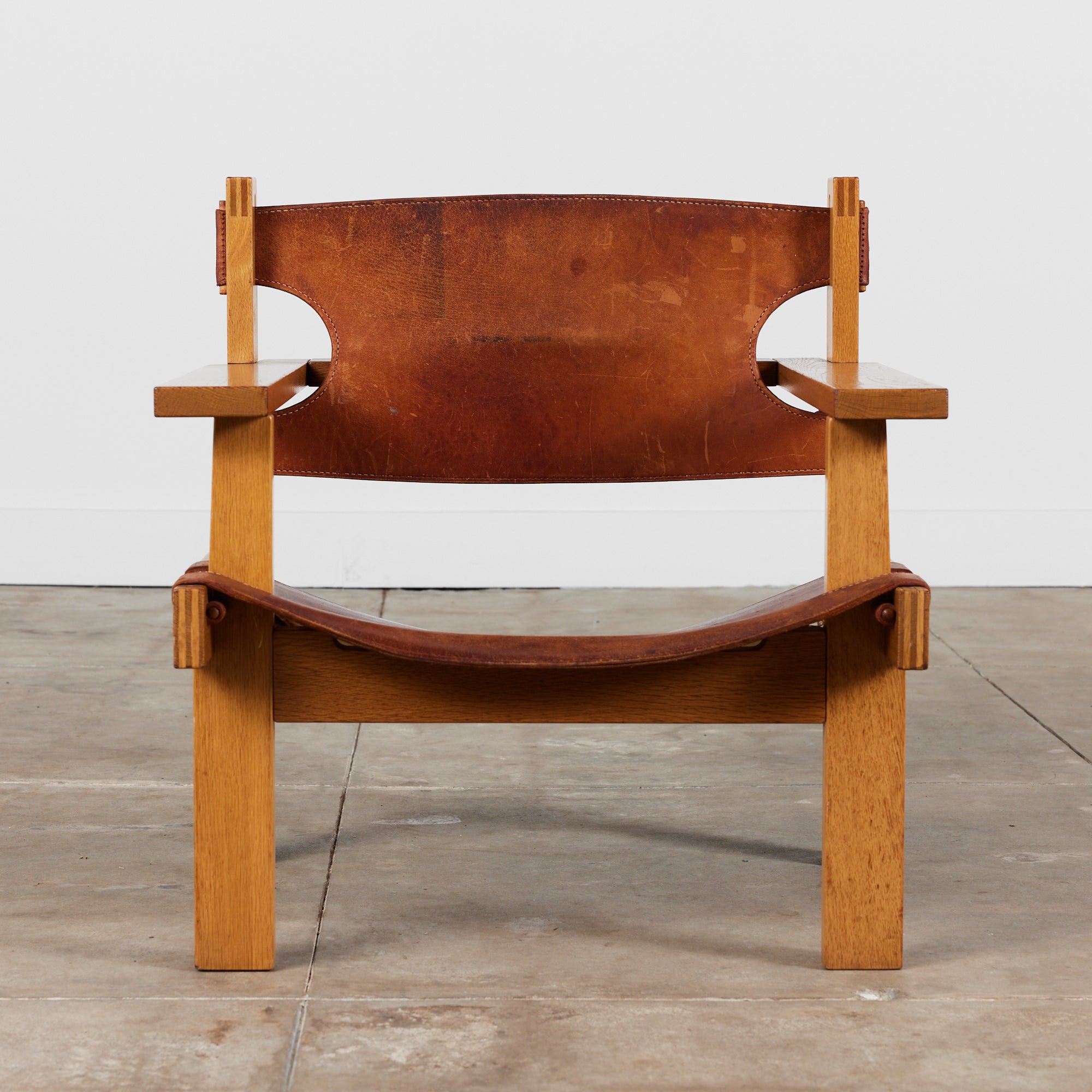 Gunnar H. Guðmundsson Leather Sling Chair