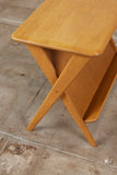 Heywood Wakefield Side Table with Magazine Rack