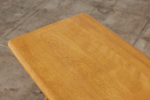 Heywood Wakefield Side Table with Magazine Rack