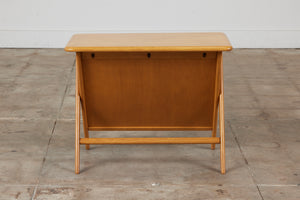 Heywood Wakefield Side Table with Magazine Rack