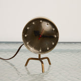 George Nelson Brass Clock for Howard Miller